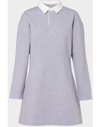 JW Anderson - Cotton-Blend Jersey Polo Dress - Lyst