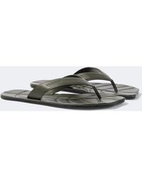 JW Anderson - Leaf Leather Thong Sandals - Lyst