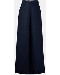 Melissa Odabash - Serena Linen Wide-Leg Pants - Lyst