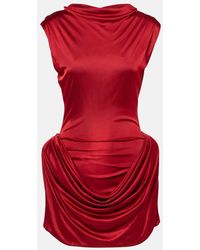 Magda Butrym - Abito Corto Con Ruches - Lyst