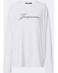 Jacquemus - Logo Cotton And Hemp Jersey T-Shirt - Lyst