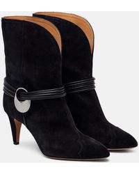 Isabel Marant - Dytho Suede Ankle Boots - Lyst