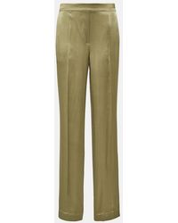 JOSEPH - Tova Silk Satin Straight Pants - Lyst