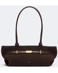 DeMellier - New York Suede Shoulder Bag - Lyst