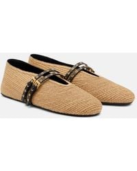Alaïa - Ballerinas With Double Strap - Lyst