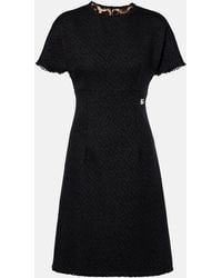 Dolce & Gabbana - Dg Wool-Blend Tweed Minidress - Lyst