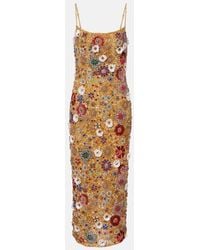 Rachel Gilbert - Francesca Embellished Cocktail Dress - Lyst