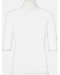 Max Mara - Cecina Virgin Wool Turtleneck Top - Lyst