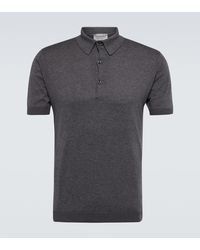 John Smedley - Adrian Cotton Polo Shirt - Lyst