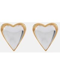 Alaïa - Le Cour Bombe Heart-Shaped Earrings - Lyst