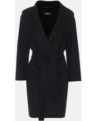 Max Mara - Messi Black Wool Coat - Lyst