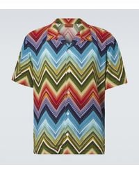 Missoni - Camicia Bowling A Zig-Zag - Lyst