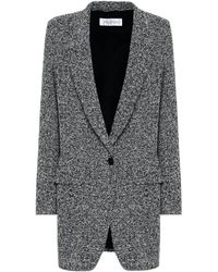 Max Mara Blazer Matassa en mezcla de lana - Gris