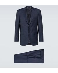 Canali - Anzug aus Wolle - Lyst