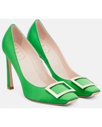 Roger Vivier - Trompette Satin Pumps - Lyst