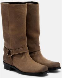 Golden Goose - Biker Suede Mid-Calf Boots - Lyst