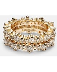Suzanne Kalan - Milli 18Kt Tech Ring Jackets With Diamonds - Lyst