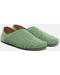 JW Anderson - Babouche Woven Leather Loafers - Lyst