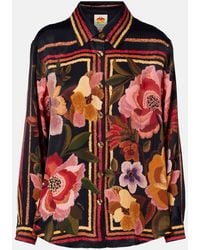 FARM Rio - Chenille Flowers Shirt - Lyst