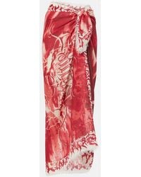 Jean Paul Gaultier - Printed Beach Cover-Up - Lyst