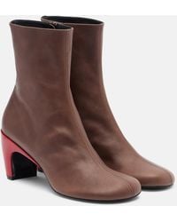 Dries Van Noten - 65 Leather Ankle Boots - Lyst