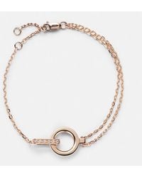 Repossi - Berbere 18Kt Rose Bracelet With Diamonds - Lyst