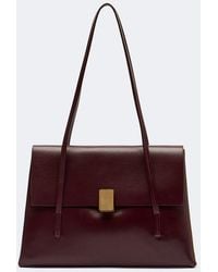 KHAITE - Soft Blake Medium Leather Shoulder Bag - Lyst