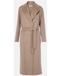 Max Mara - Belted Wool Coat - Lyst