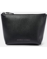Brunello Cucinelli - Small Leather Pouch - Lyst