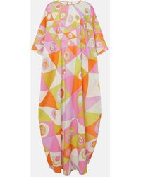 PUCCI - Iride Cotton Kaftan - Lyst