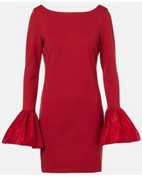 STAUD - Hawthorne Ruffled Minidress - Lyst