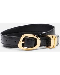 Amanu - Tugela Croc-Effect Leather Belt - Lyst