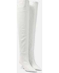 The Attico - Cheope Leather Over-The-Knee Boots - Lyst
