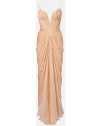 Maria Lucia Hohan - Cecilia Draped Silk Gown - Lyst