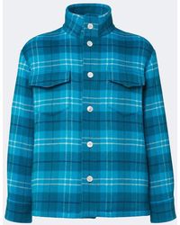 Umit Benan - St. Moritz Plaid Cashmere Overshirt - Lyst