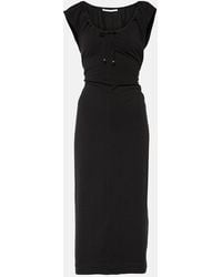 Proenza Schouler - Label Nina Cotton-Blend Midi Dress - Lyst