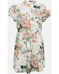 See By Chloé - See By Chloe Floral Cotton Minidress - Lyst
