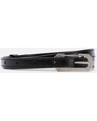 Eera - Logo-Engraved Buckled Leather Belt - Lyst