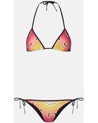 The Attico - Printed Bikini - Lyst