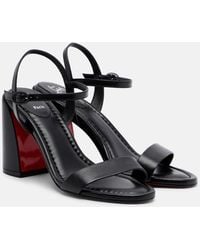Christian Louboutin - Jane Leather Sandals - Lyst
