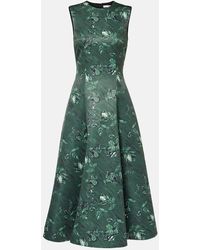 Emilia Wickstead - Robe Mara Aus Taft - Lyst