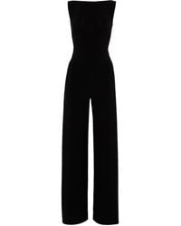 Norma Kamali X Jersey Wide-leg Jumpsuit - Black