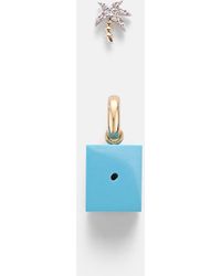 Yvonne Léon - Palmier And Le Cubo 9Kt Earring And Pendant Set With And Diamonds - Lyst