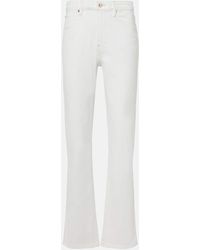 FRAME - The Ruler High-Rise Straight Jeans - Lyst