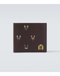 Loewe - X Louis Wain Cats Leather Bifold Wallet - Lyst