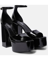 Paris Texas - Tatiana Patent Leather Platform Sandals - Lyst