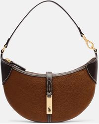 Polo Ralph Lauren - Polo Id Small Leather Shoulder Bag - Lyst