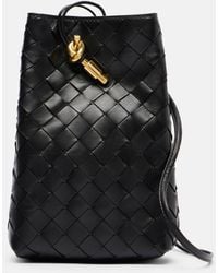 Bottega Veneta - Jodie Intrecciato Mini Leather Shoulder Bag - Lyst
