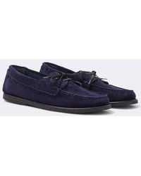Saman Amel - City Moc Suede Boat Shoes - Lyst