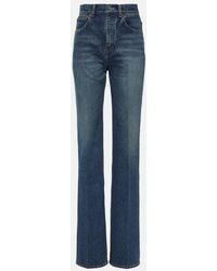 Saint Laurent - Clyde High-Rise Straight Jeans - Lyst